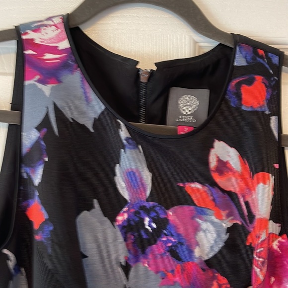 NWOT Vince Camuto | Floral Hi-Low Cocktail Dress | Sz 2 - Picture 3 of 4